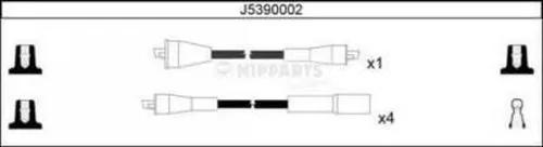 Fios de alta voltagem, kit para Mazda 323 F IV BG