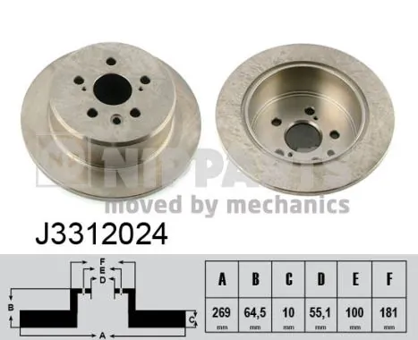 Disco do freio traseiro MG D1224 preço, a partir de 45,25 USD