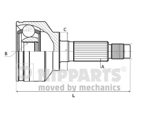 Junta homocinética externa dianteira Toyota Land Cruiser preço, a partir de 44,67 USD