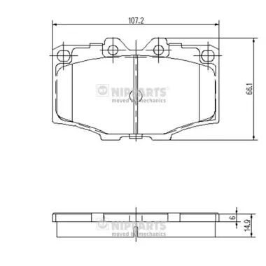 Compre 04465YZZCA Toyota Sapatas do freio dianteiras de disco