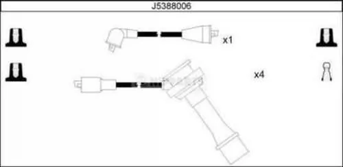 Fios de alta voltagem, kit Suzuki Grand Vitara  FT, HT