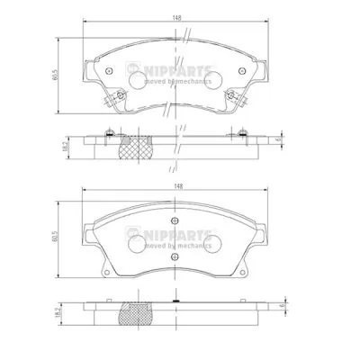 Compre 95530019 General Motors Sapatas do freio dianteiras de disco