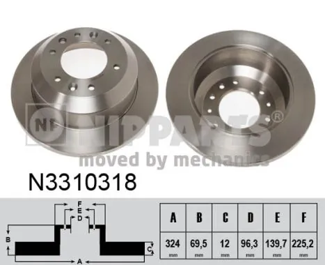 1667871580 Peugeot/Citroen Disco do freio traseiro