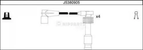 Fios de alta voltagem, kit Chevrolet Epica I V200