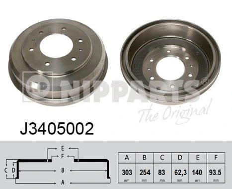Tambor do freio traseiro Mitsubishi L 300 preço, a partir de 47,29 USD