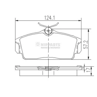 Compre 1617266480 Peugeot/Citroen Sapatas do freio dianteiras de disco
