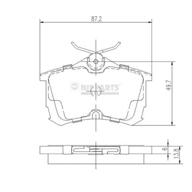 Sapatas do freio traseiras de disco Honda Accord preço, a partir de 18,06 USD