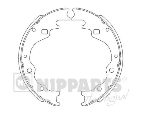 Sapatas do freio traseiras de tambor Hyundai/Kia 0K7102638ZA preço, a partir de 30,50 USD