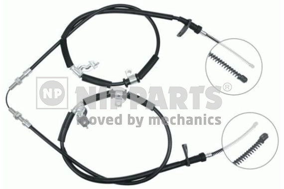  Cabo traseiro direito/esquerdo do freio de estacionamento Chevrolet Spark (Matiz) hatchback (M200, M250) (2005 - 2010) 