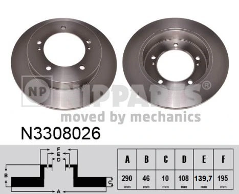  Disco do freio dianteiro Suzuki Jimny SUV (FJ) (1998 - 2026) 