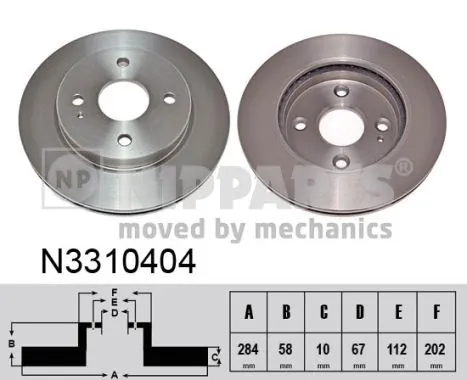 Disco do freio traseiro SsangYong Korando C SUV (2010 - 2026) C