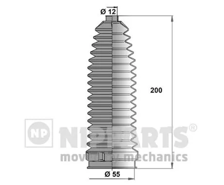 Bota de proteção do mecanismo de direção (de cremalheira) General Motors 93189041 preço, a partir de 4,24 USD
