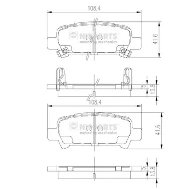 Sapatas do freio traseiras de disco Subaru Forester preço, a partir de 24,64 USD