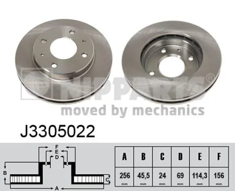  Disco do freio dianteiro Volvo V40 carrinha (VW) (1995 - 2004) 