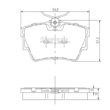  Sapatas do freio traseiras de disco Renault Trafic II сaixa (FL) (2001 - 2014) II