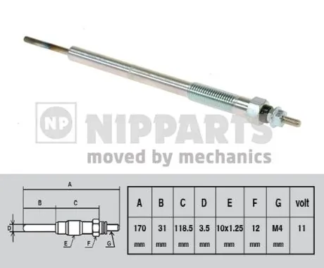 DPOWER76 NGK Vela de incandescência