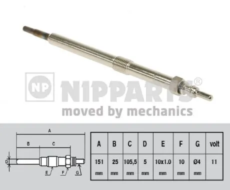 Vela de incandescência Nissan/Infiniti 100226351 preço, a partir de 26,94 USD