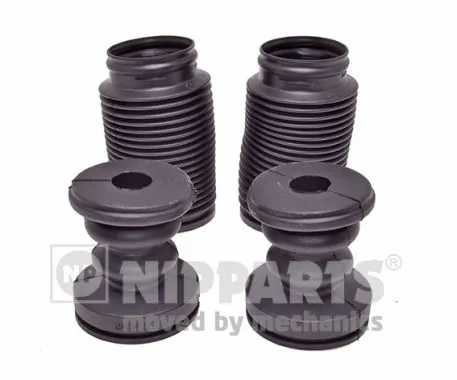 Pára-choque (grade de proteção) de amortecedor traseiro + bota de proteção Hyundai Accent II LC