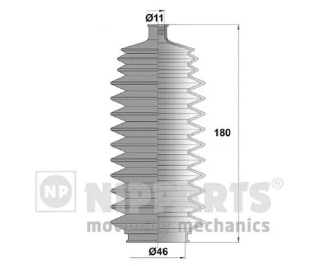Bota de proteção do mecanismo de direção (de cremalheira) para Nissan Primera  P10