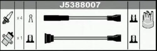 Compre 3370060A20 Suzuki Fios de alta voltagem, kit