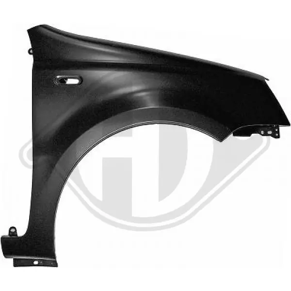 Pára-lama dianteiro direito para Fiat Panda II 169A