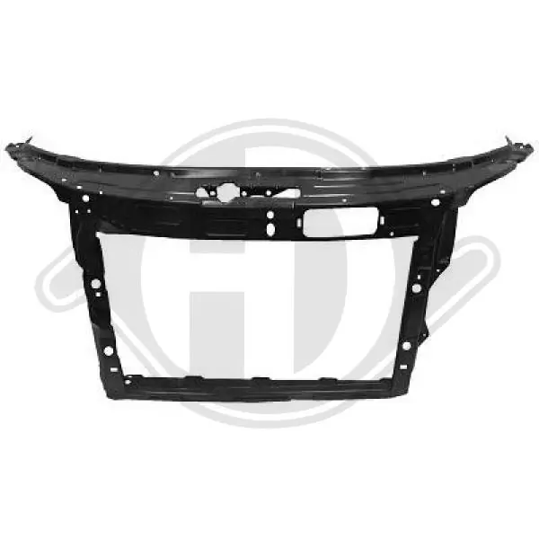 Suporte do radiador montado (painel de montagem de fixação das luzes) para Skoda Fabia II 5J5, 545