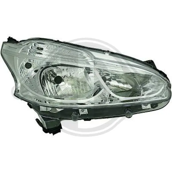 Luz direita para Peugeot 208 I CA, CC