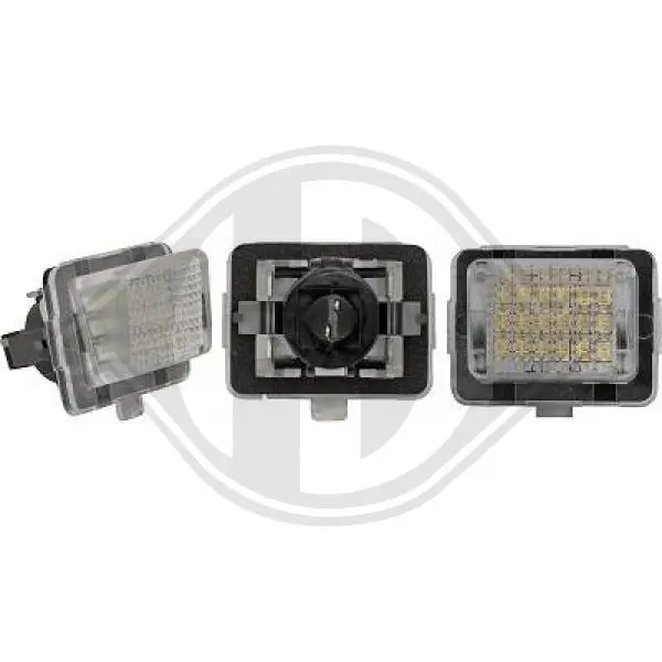 Lanterna da luz de fundo de matrícula traseira Mercedes E  W212
