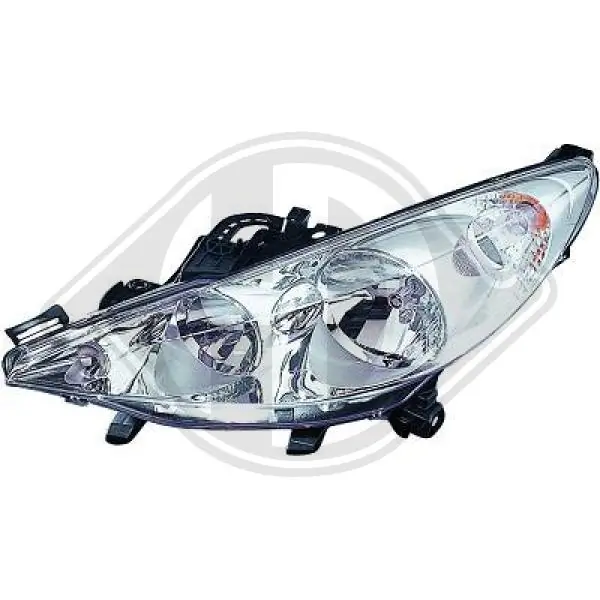 Luz esquerda Peugeot 207  WA, WC