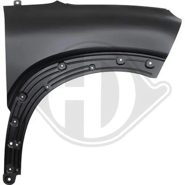 Pára-lama dianteiro direito para Citroen C3 2R, 2C