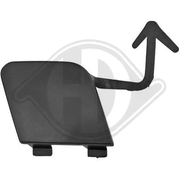  Tampão dianteira do pára-choque do gancho de reboque Citroen C4 I hatchback (LC) (2004 - 2010) I