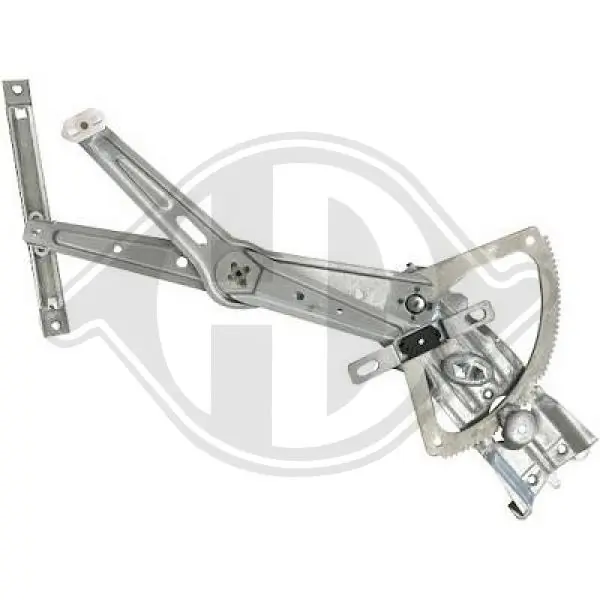 Mecanismo de acionamento de vidro da porta dianteira direita para Opel Astra L35