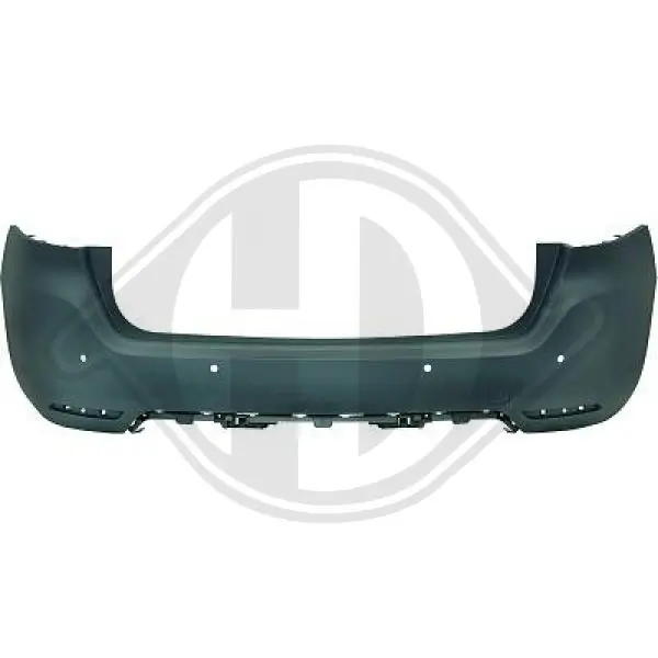 1611608880 Peugeot/Citroen Pára-choque traseiro