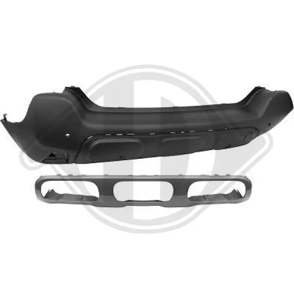 Pára-choque traseiro para Citroen C3 2R, 2C