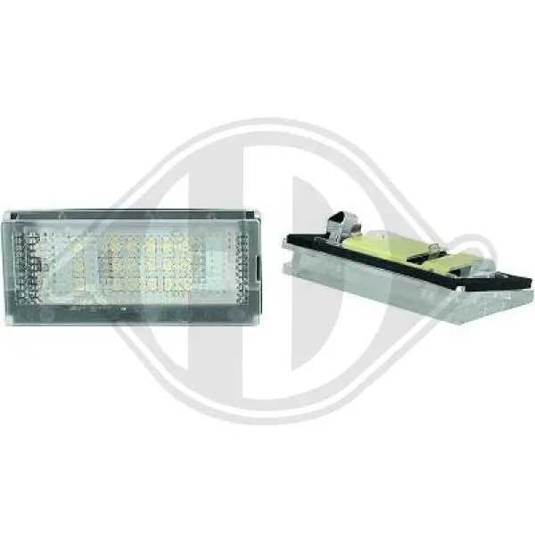Lanterna da luz de fundo de matrícula traseira para BMW 3 E46