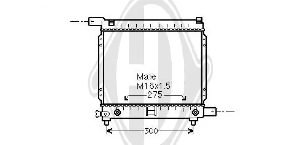 Radiador de esfriamento de motor VAG MS2137 preço, a partir de 78,45 USD