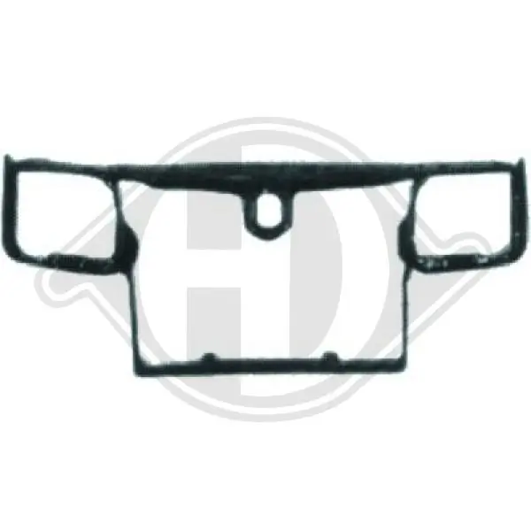 Suporte do radiador montado (painel de montagem de fixação das luzes) Mercedes C  W202 ao melhor preço