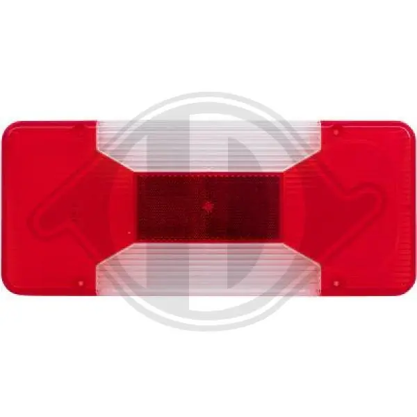 Vidro da luz traseira 42555131 General Motors