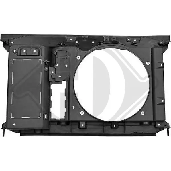 Suporte do radiador montado (painel de montagem de fixação das luzes) para Citroen C4 UD