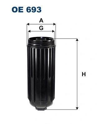 Filtro de óleo 500036306 Iveco