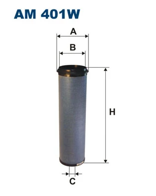 AT253844 John Deere Filtro de ar