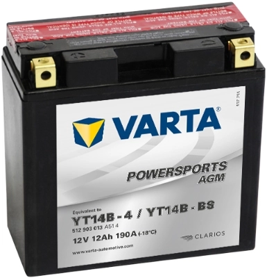 YT14B4 Maxgear Bateria recarregável (PILHA)