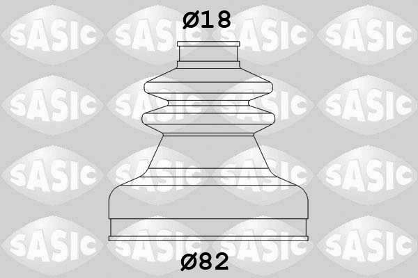 Bota de proteção interna de junta homocinética do semieixo dianteiro para Fiat Ducato I 280