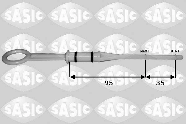 Sonda (indicador) do nível de óleo no motor Renault Scenic I JA0, JA1, FA0