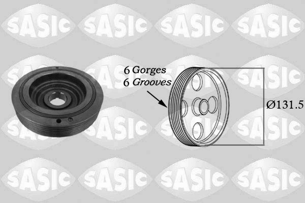 Polia de cambota para Ford Fiesta Mk3 GFJ
