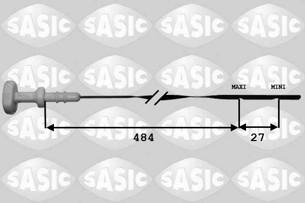 Sonda (indicador) do nível de óleo no motor Fiat Scudo COMBINATO 220P