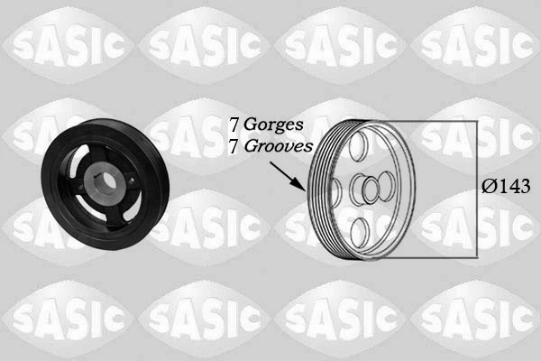 Polia de cambota para Toyota Camry V V30