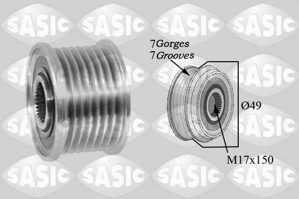 Polia do gerador para Nissan X-Trail  T31
