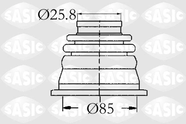 Bota de proteção interna esquerda de junta homocinética do semieixo dianteiro Chrysler MR911158 preço, a partir de 4,54 USD