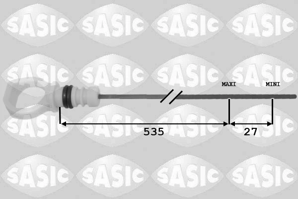  Sonda (indicador) do nível de óleo no motor Citroen Jumpy II сaixa (2007 - 2016) II